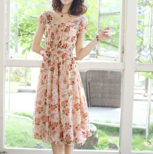 ladies floral dresses with sleeves